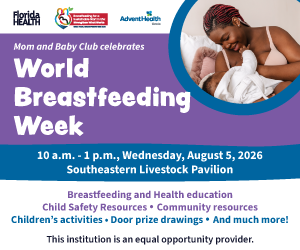 World Breastfeeding Week 2026 World Breastfeeding Week on August 5, 2026 at Southeastern Livestock Pavillion